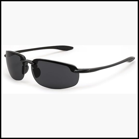 TR90 Rimless Frame Sports Sunglasses for Running Fishing Driving